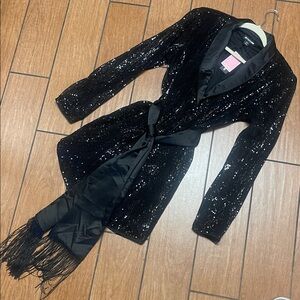 PrettyLittleThing Black Sequin Mini Dress